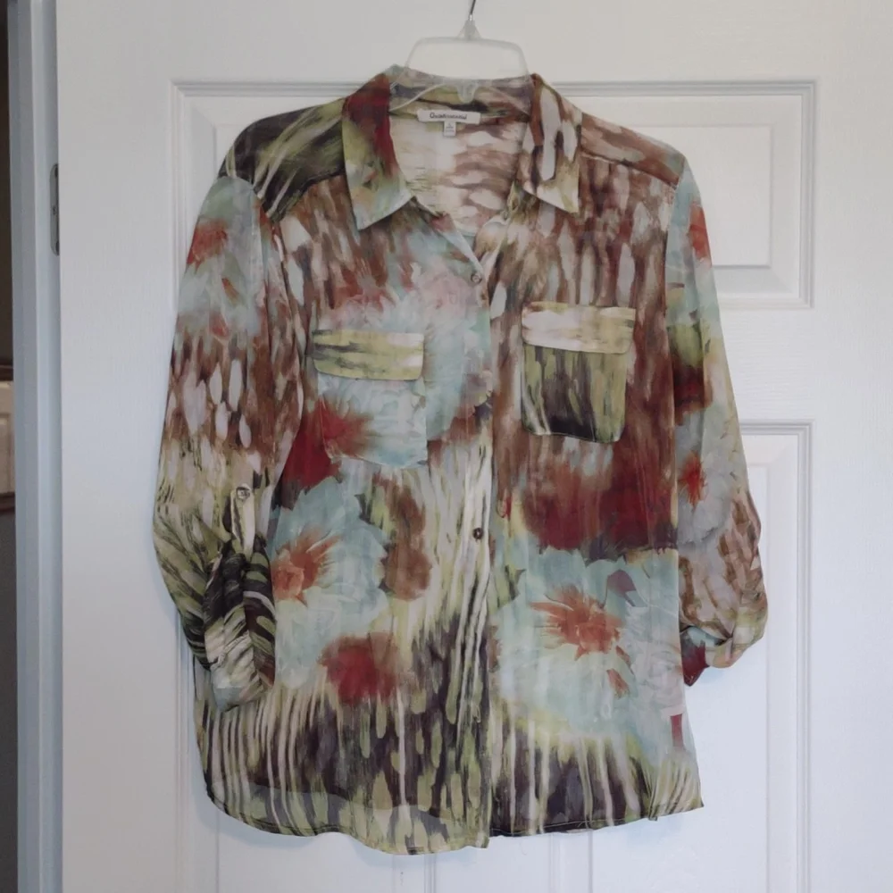 Women's Bundle of Five Size Large Blouse/Shirts - Picture 6 of 6